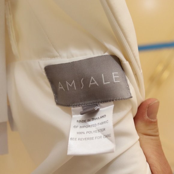 Amsale Caroline Wedding Dress size 4 - Picture 6 of 9